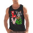 Boston Terrier Christmas Tree Lights Santa Dog Xmas For Men Women Kids Men Tank Top, Boston Terrier Christmas Gifts, trending gift