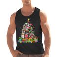Boston Terrier Dog Christmas Tree Lights Xmas Pajama For Men Women Kids Men Tank Top, Boston Terrier Christmas Gifts, trending gift