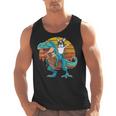 Boston Terrier Dog Riding Dinosaur T Rex Boys Men Tank Top, Boston Terrier Riding Gifts, trending gift