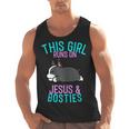 Boston Terrier This Girl Runs On Jesus And Boston Terriers Men Tank Top, trending gift