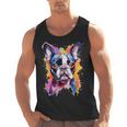 Boston Terrier Lover Pop Art Color Boston Terrier Dog For Men Women Girls Kids Men Tank Top, trending gift