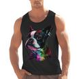 Boston Terrier Lovers Colorful Pop Art Boston Terrier Men Tank Top, trending gift