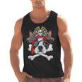 Boston Terrier Pirate T Shirt Jolly Roger Crossbones Skull Men Tank Top, trending gift