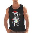 Boston Terrier Santa Christmas Lights Xmas Dog Lover Men Women Kids Men Tank Top, Boston Terrier Christmas Gifts, trending gift