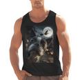 Boston Terrier Selfie Full Moon Flying Witch Halloween Dog Men Tank Top, Boston Terrier Halloween Gifts, trending gift