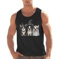 Cute Halloween Boston Terrier Dogs Witch Hat Ghost Dog For Men Women Kids Men Tank Top, Boston Terrier Ghost Gifts, Boston Terrier Halloween Gifts, trending gift