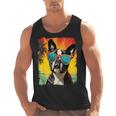 Dog Boston Terrier Hawaiian Men Tank Top, trending gift