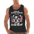 Even My Boston Terrier Loves Trump Trump Supporter Dog Lover Men Tank Top, trending gift