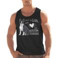 Just A Girl Who Loves Her Boston Terrier Puppy Love Men Tank Top, trending gift