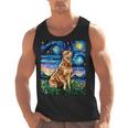 Red Heeler Starry Night Cattle Dog Colorful Art By Aja For Men Women Girls Kids Men Tank Top, trending gift