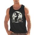 Scary Halloween Cat Costume Retro Cat Moon For Men Women Kids Men Tank Top, trending gift