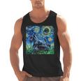 Scottish Terrier Starry Night Scotty Dog Art By Aja Men Tank Top, trending gift