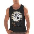 Spooky Halloween Moon Boston Terrier Boston Bull Bostie Men Tank Top, Boston Terrier Halloween Gifts, trending gift