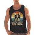 Vintage Boston Terrier Grandpa Dog Lovers Father's Day Men Tank Top, trending gift