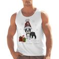 Boston Terrier Christmas T Shirt-Life Is Merrier Premium Tri-Blend Men Tank Top, Boston Terrier Christmas Gifts, trending gift
