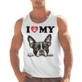 Boston Terrier I Heart My Dog Dog Lover Men Tank Top, trending gift