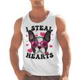 Boston Terrier Heart Glasses Girls Bostie Valentines Day Men Tank Top, trending gift