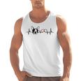 Boston Terrier Heartbeat Heart Line Men Tank Top, trending gift