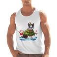 Boston Terrier Merry Christmas Tree Lights Dog X-Mas Dogs Men Tank Top, Boston Terrier Christmas Gifts, trending gift