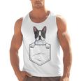 Boston Terrier In The Pocket Cute Boston Terrier Dog Lovers Men Women Girls Kids Men Tank Top, trending gift