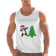 Boston Terrier Santa Hat Dabbing Around The Christmas Tree Men Tank Top, Boston Terrier Christmas Gifts, trending gift