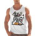 Boston Terrier Skeleton Mummy Witch Halloween Men Tank Top, Boston Terrier Halloween Gifts, trending gift