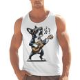 Dog Playing Guitar Singing Boston Terrier For Men Women Girls Kids Men Tank Top, trending gift