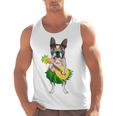 Hawaiian Boston Terrier Dog Pineapple Ukulele Summer For Men Women Girls Kids Men Tank Top, trending gift