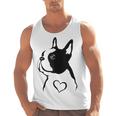 I Love My Boston Terrier Dog With Heart Men Tank Top, trending gift