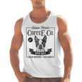 Retro Boston Terrier Coffee Dog Mom Coffee Lover Men Tank Top, Mom Gifts, Boston Terrier Mom Gifts, trending gift