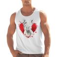 Valentine's Day Boston Terrier Dog Men Tank Top, trending gift