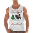 Xmas Tree Lighting Santa Riding Boston Terrier Christmas Men Tank Top, Boston Terrier Christmas Gifts, Boston Terrier Riding Gifts, trending gift