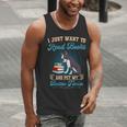 Boston Terrier American Gentleman Bibliophile Book Lover Men Tank Top, American Boston Terrier Tank Tops, funny gift