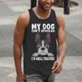 Boston Terrier American Gentleman Dog Lover I'm Well Trained Men Tank Top, American Boston Terrier Tank Tops, funny gift