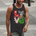 Boston Terrier Christmas Tree Lights Santa Dog Xmas For Men Women Kids Men Tank Top, Boston Terrier Christmas Tank Tops, funny gift