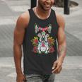 Boston Terrier Dia De Los Muertos Day Of The Dead Dog Skull For Men Women Kids Men Tank Top, funny gift