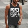 Boston Terrier Dogs With Sunglasses Photo Pets Meme Men Tank Top, funny gift