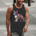 Boston Terrier Floral Dog Lover Vintage Distressed For Men Women Kids Men Tank Top, funny gift