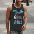 Boston Terrier This Girl Runs On Jesus And Boston Terriers Men Tank Top, funny gift