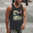 Boston Terrier Japanese Kanagawa Wave Surf Dog Men Tank Top, funny gift