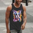 Boston Terrier Lover Pop Art Color Boston Terrier Dog For Men Women Girls Kids Men Tank Top, funny gift