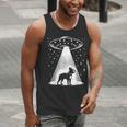 Boston Terrier Mom Dad Dog Alien UFO For Men Women Men Tank Top, Boston Terrier Mom Tank Tops, Boston Terrier Dad Tank Tops, funny gift