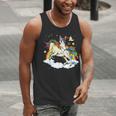 Boston Terrier Riding Unicorn Boys Girls Kids Rainbow Men Tank Top, Boston Terrier Riding Tank Tops, funny gift