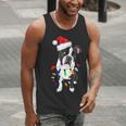 Boston Terrier Santa Christmas Lights Xmas Dog Lover Men Women Kids Men Tank Top, Boston Terrier Christmas Tank Tops, funny gift