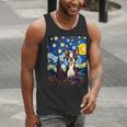 Boston Terrier Starry Night Van Gogh Art Men Tank Top, funny gift