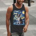 Boston Terrier Van Gogh Starry Night Men Tank Top, funny gift