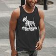 Bull Terrier Skeleton Birthday Halloween Kids Men Tank Top, funny gift