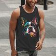 Cute Boston Terrier Puppy Dog Art Lover Unique Painting For Men Women Kids Men Tank Top, funny gift