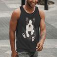 Dog Lovers Boston Terrier In Pocket Dog Face For Men Women Kids Men Tank Top, funny gift