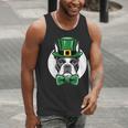 Green Boston Terrier Shamrock St Patricks Day Boston Terrier Men Tank Top, funny gift